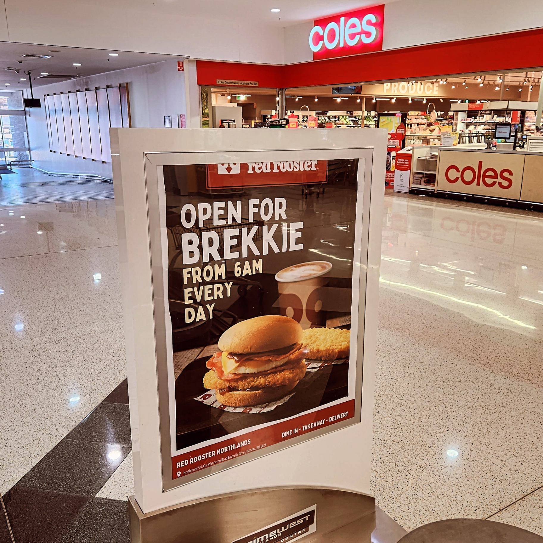 Open for breakfast promotion