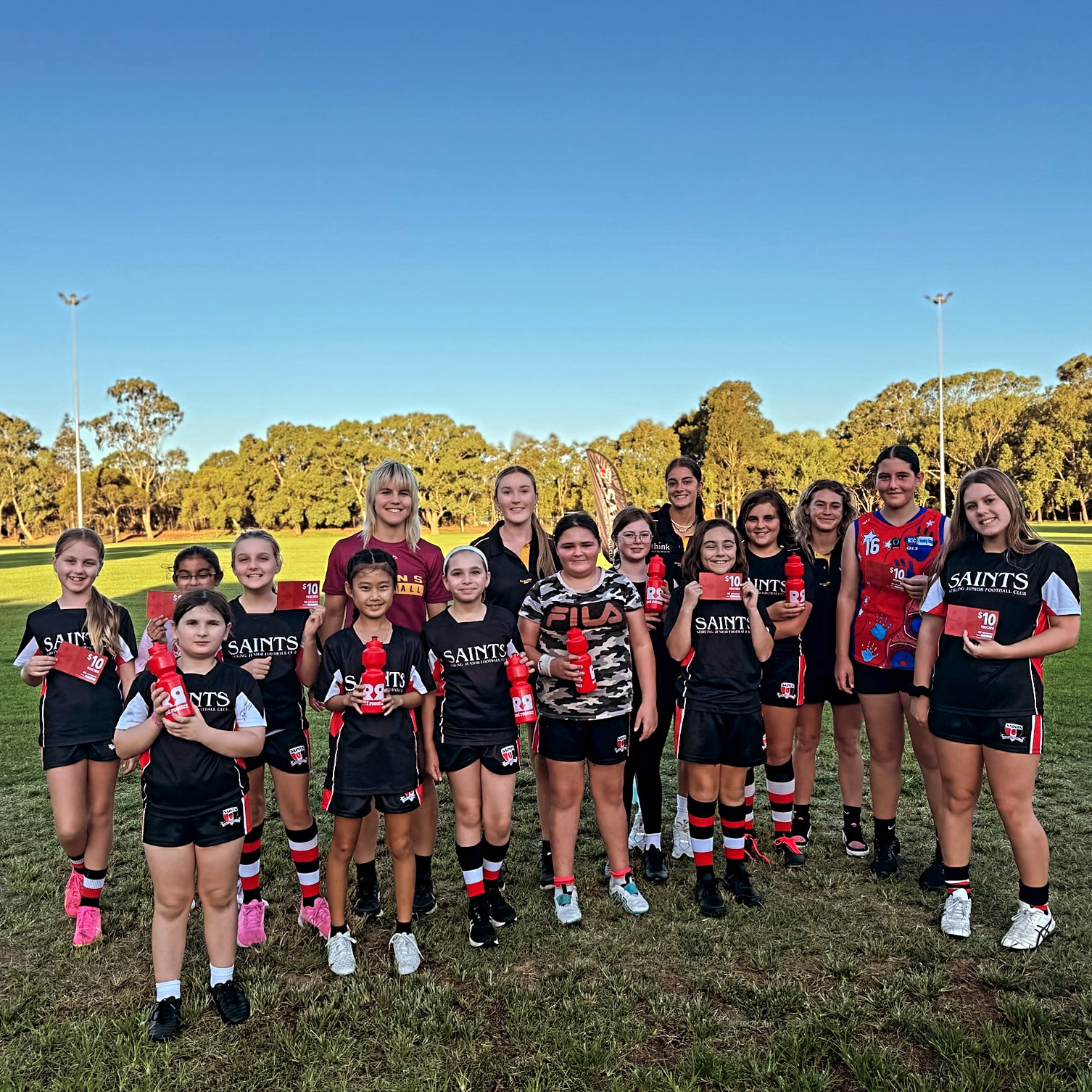 Sponsoring Saints junior football club